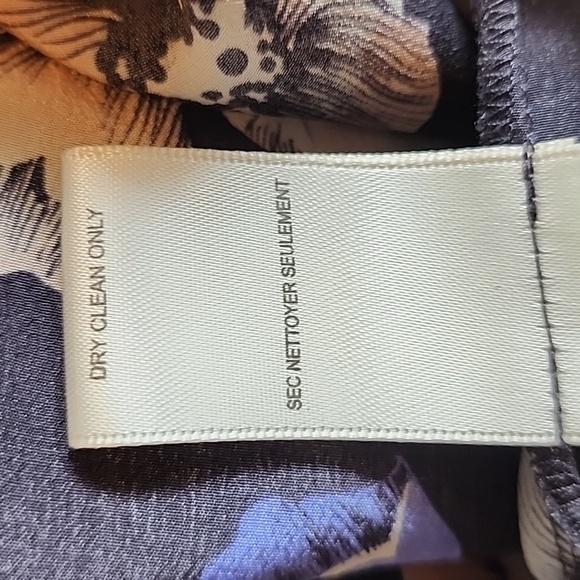 REBECCA TAYLOR Sleeveless Elasticized Waist V-Neck Silk Dress WITH POCKETS - Picture 16 of 16